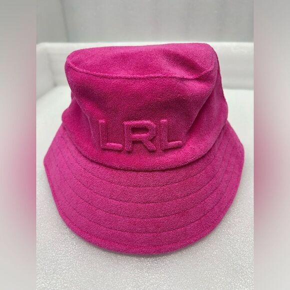 Ralph Lauren Logo Cotton Terry Bucket Hat - Picture 5 of 7